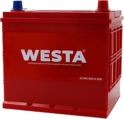 АКБ WESTA Asia 6ст-65 (о.п.) 600А 230*172*225 (SMF85D23L) Турция