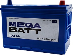 АКБ MEGABATT Asia 6ст-100 (о.п.) 800А 306*176*225 (SMF105D31L)