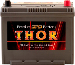АКБ THOR EFB Asia 6ст-75 (о.п.) 780А 258*175*220 (EFB S95)