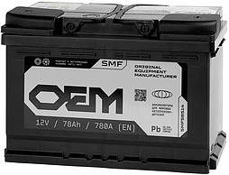 АКБ OEM 6ст-78 (о.п.) 780А 278*175*190 (SMF58514)
