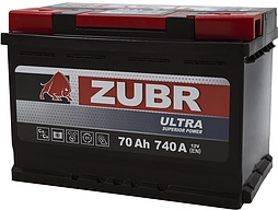 АКБ ZUBR Ultra 6ст-70 (о.п.) 740А 278*175*190 (ZU700)