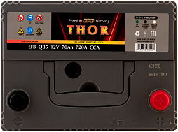 АКБ THOR EFB Asia 6ст-70 (о.п.) 720А 232*175*220 (EFB Q85)