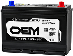 АКБ OEM EFB Asia 6ст-90 (о.п.) 800А 306*173*225 (90800L)