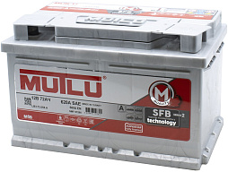 АКБ MUTLU SFB M2 6ст-72 (о.п.) 580А 278*175*175 (SMF 57260) низк.