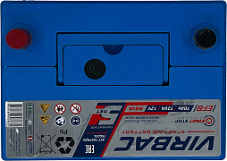 АКБ VIRBAC Asia EFB 6ст-70 (о.п.) 720А 232*175*225