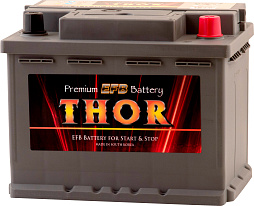 АКБ THOR EFB 6ст-65 (о.п.) 640А 242*175*190 (EFB 65 L2)
