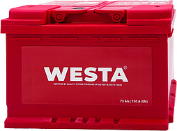 АКБ WESTA 6ст-75 (о.п.) 750А 277*175*190 (SMF57412)