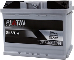АКБ PLATIN SILVER 6ст-60 (о.п.) 600А 242*175*190 (SMF 57024)