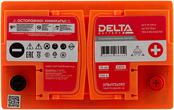 АКБ DELTA START MASTER AGM 6ст-70 (о.п.) 720А 278*175*190